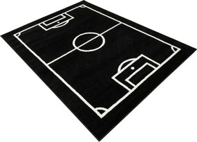 Koberec Lima 6333B čierny / biely