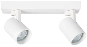 Bodové svietidlo VOLF 2xGU10/10W/230V biela