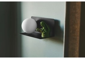 Nordlux - Nástenné svietidlo s poličkou LILIBETH 1xE14/25W/230V čierna