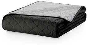 DecoKing Prehoz na posteľ Axel sivá/čierna, 170 x 210 cm, 170 x 210 cm