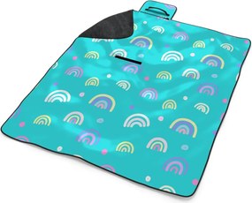 Sablio Plážová deka Farebné dúhy: 200x140 cm