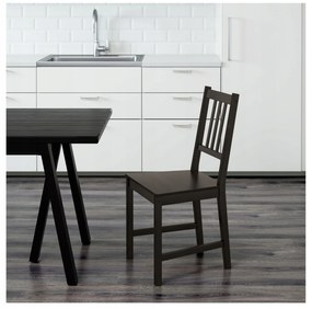 IKEA STEFAN Stolička hnedo-čierna