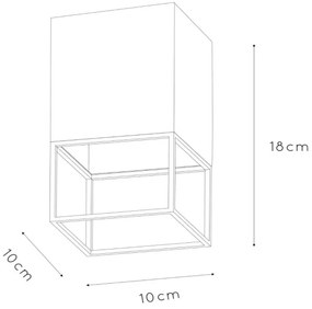 Lucide 21120/01/30 - Stropné svietidlo RIXT 1xE27/40W/230V