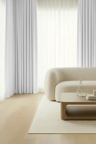Velúrový záves SOFT VELVET biely na riasiacu pásku Rozmer: 140x300 cm