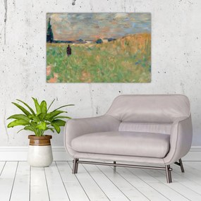 Obraz - Georges Seurat, A Summer Landscape, reprodukcia (90x60 cm)