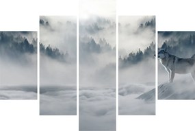 Obraz vlkov (150x105 cm)