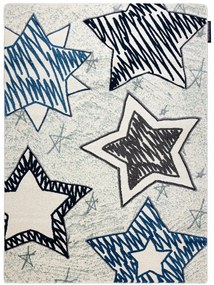 Dywany Łuszczów Detský kusový koberec Petit Stars blue - 160x220 cm