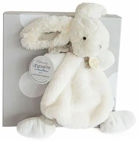 Doudou Darčeková sada - Plyšový zajačik krémový 26 cm