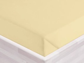 Biante Bavlnené prestieradlo/plachta Torino TON-004 Pastelovo žlté 140 x 240 cm
