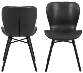 BATILDA BLACK stolička Čierna