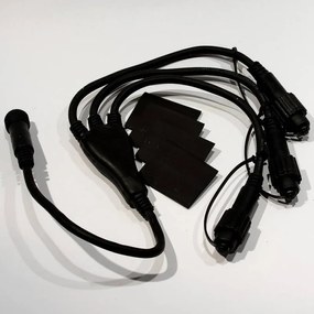 LED světelná sada na stromy vysoké 15-17m, ledová bílá s Flash, dekory DZX0EFD08