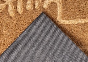 Hanse Home, Rohožka Rastliny 105562 - na von aj na doma, 45x75, hnedá, chodba / predsieň