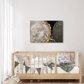 Obrázok - Kmeň stromu v koláži 2 (90x60 cm)