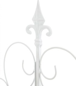 Mriežka na popínavé rastliny Mandevilla - 133 x 99 cm - Biela