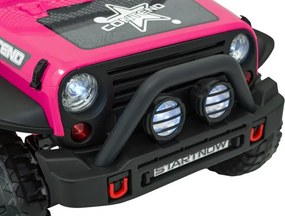 Elektrické autíčko Jeep BEAST 4x4 ružové