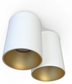 NOWODVORSKI Moderné stropné LED osvetlenie EYE TONE, 2xGU10, 10W, bielozlaté