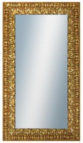DANTIK - Zrkadlo v rámu, rozmer s rámom 50x90 cm z lišty ZVRATNÁ ozdobná zlatá (2888)