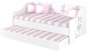 DO Detská posteľ s prístelkou Ballerina 160x80