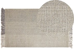 Vlnený koberec 80 x 150 cm sivý TEKELER Beliani