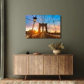 Obraz - Brooklynský most, Manhattan, New York (90x60 cm)