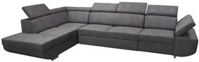 Rohová rozkladacia sedačka MAXIM MAXI L antracit