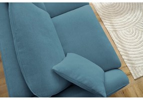 Modrá rozkladacia pohovka 235 cm Cezanne – Bobochic Paris