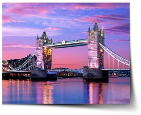 Sablio Plagát Londýn Tower Bridge - 90x60 cm