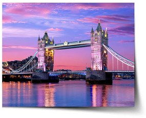 Sablio Plagát Londýn Tower Bridge - 90x60 cm