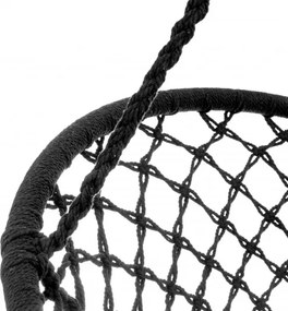 MI Hojdacie kreslo BRASIL HOOP čierne