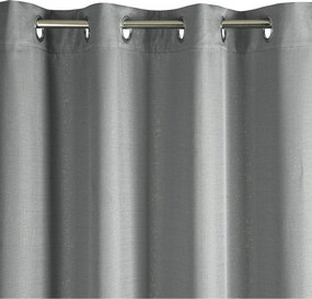 ZÁVES NA KRÚŽKOCH KIRA 140X250 CM STRIEBORNÁ