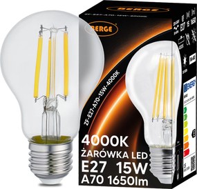 SADA 6x LED žiarovka E27 15W 1650lm 4000K - neutrálna biela