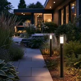 BRILAGI - Vonkajšia lampa so senzorom ELIA 1xE27/20W/230V IP44 100 cm antracit