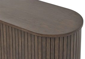 Dizajnový TV stolík Palomino 180 cm tmavohnedý dub