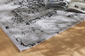 Koberec Infinity A021AL čierny / svetlosivý