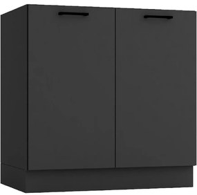 Kuchynská skrinka Anika D80 grafit/grafit