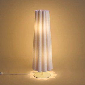 Japandi stojaca lampa béžová s látkovým tienidlom 95 cm 2-svetelná - Jenni