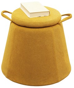 Thimble Storage taburetka žltá Ø51 cm