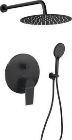 Sapho Sapho, KAI podomietková sprchová súprava s pákovou batériou, 2 výstupy, čierna, KA42/15-03