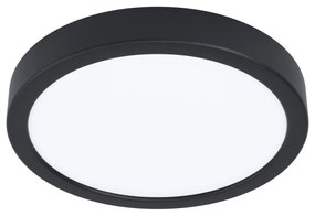 EGLO Vonkajšie LED stropné osvetlenie ARGOLIS 20,5W, teplá biela, okrúhle, čierne, IP44