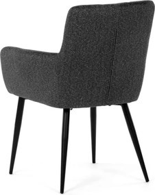 Jedálenská stolička sivá DCH-P3146 GREY2