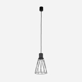 Loftové závesné svietidlo MODESTO BLACK I fi 16 cm
