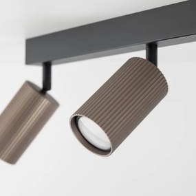 Bodové svietidlo TUNE 3xGU10/10W/230V čierna/hnedá