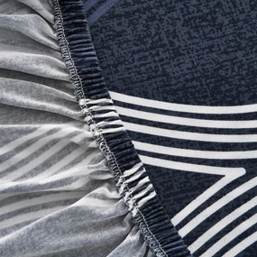 4Home Napínací poťah na kreslo Elegant modrá, 90-140 cm + obliečka na vankúšik zadarmo, 90-140 cm