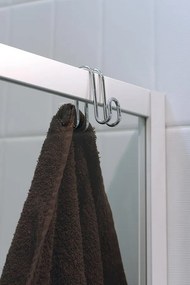 Aqualine Aqualine, Chrom LINE drôtená rohová polica dvojitá, chróm, 37010