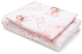 Obojstranný Set z Velvet a bavlny do kočíka New Baby Víly