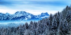 Obraz zamrznuté hory