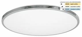 Top Light -LED Kúpeľ. stropné svietidlo SILVER LED/24W/230V IP44 pr. 39 cm chróm
