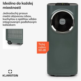 Klarstein Kraftwerk Smart 12K, mobilná klimatizácia, 12 000 BTU, ovládanie cez aplikáciu, antracitová