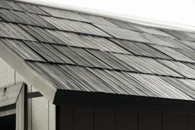 Záhradný domček Keter Oakland 759 šedý, s podlahou