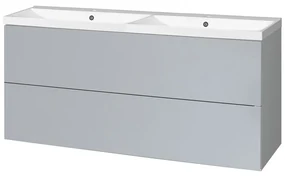 Mereo Mereo, Aira, kúpeľňová skrinka s umývadlom z liateho mramoru 121 cm, MER-CN733M